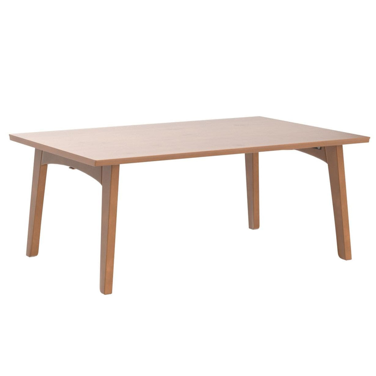 JIKUGO Bamboo Folding Coffee Table No Assembly Required Japanese Floor Table for Bedroom Living Room, Walnut, 26 x 15.8 x 11.8 Inches