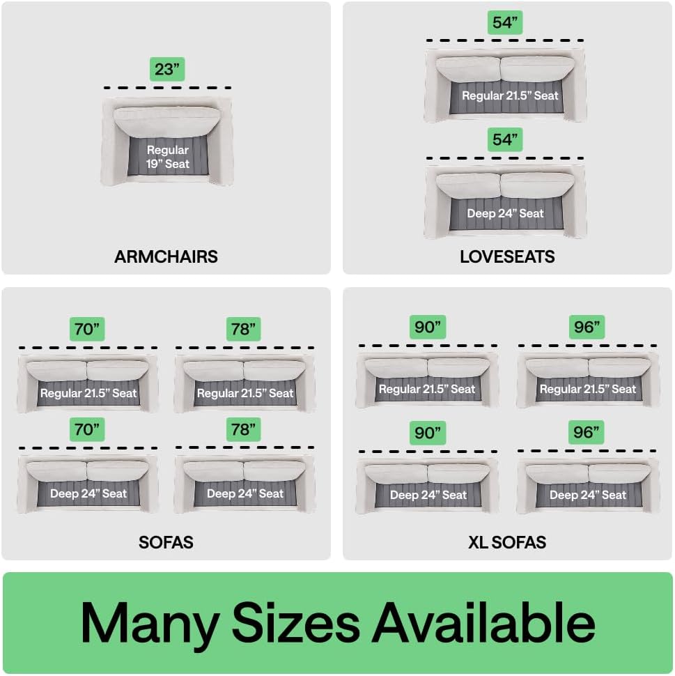 GORILLA GRIP Couch Cushion Support Board for Sagging Sofas, 24x96 Gray