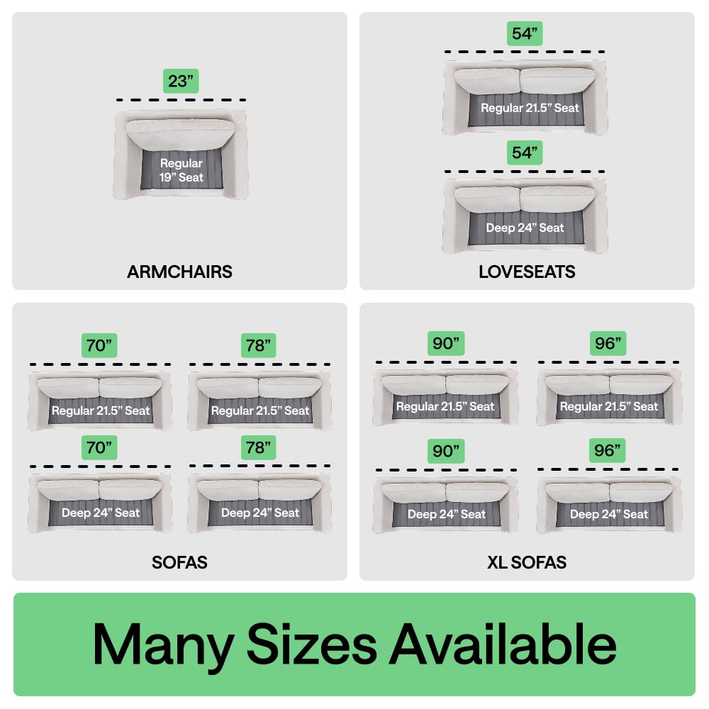 GORILLA GRIP Couch Cushion Support Board for Sagging Sofas, 24x96 Gray