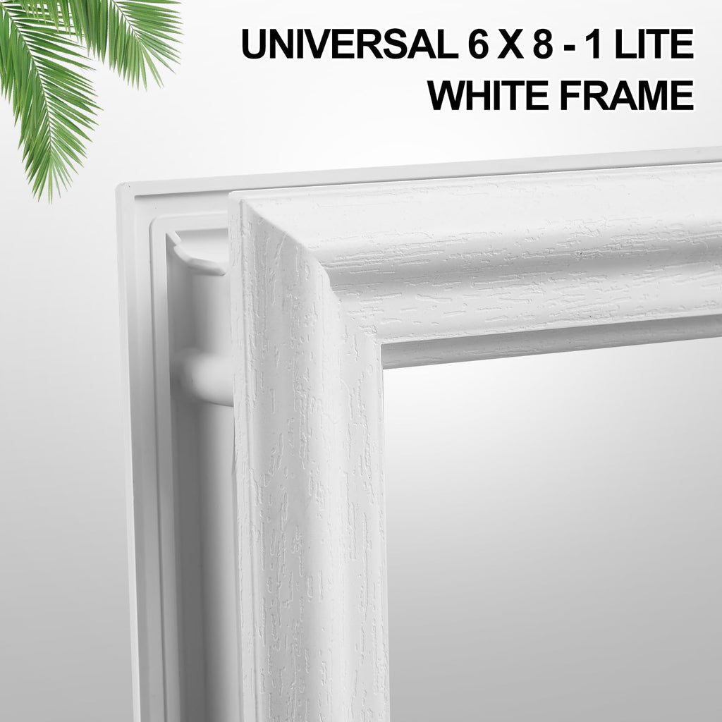 Pushglossy 20'' x 36'' Entry Door Frame Insert Only Replacement Kit