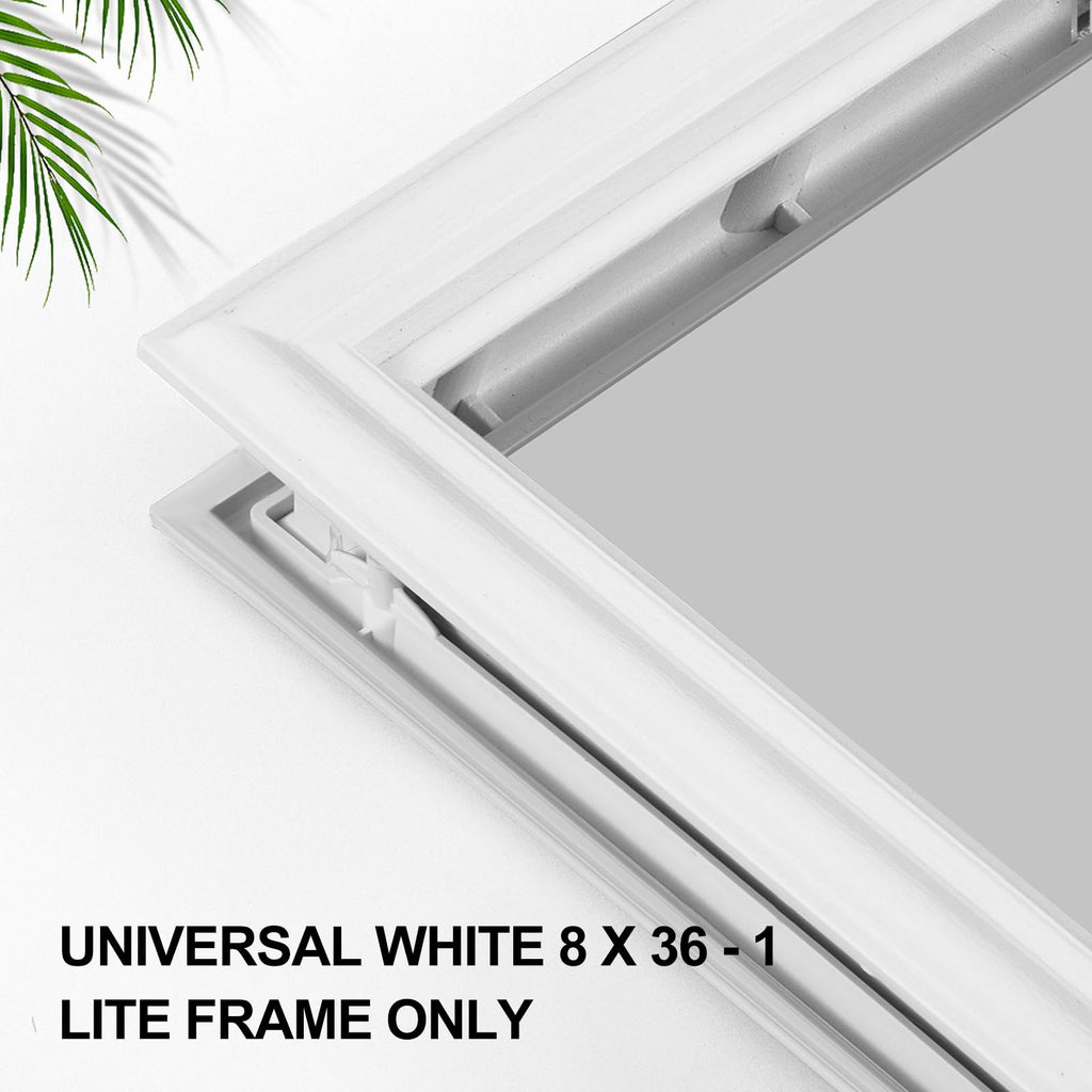 Pushglossy 20'' x 36'' Entry Door Frame Insert Only Replacement Kit