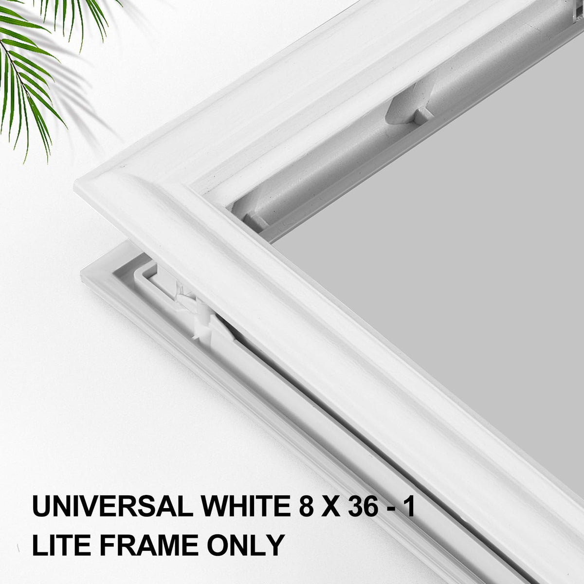 Pushglossy 20'' x 36'' Entry Door Frame Insert Only Replacement Kit