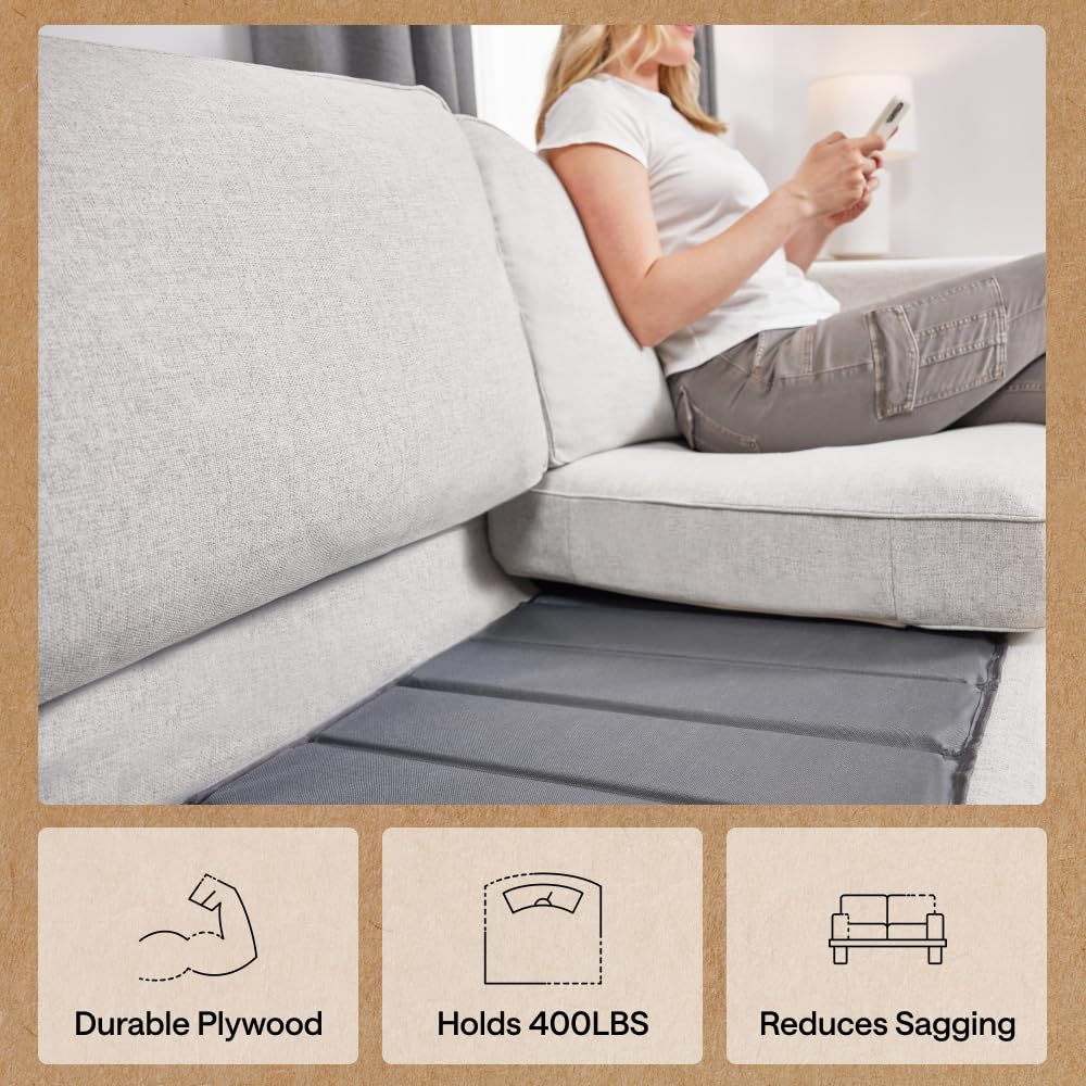 GORILLA GRIP Couch Cushion Support Board for Sagging Sofas, 24x96 Gray