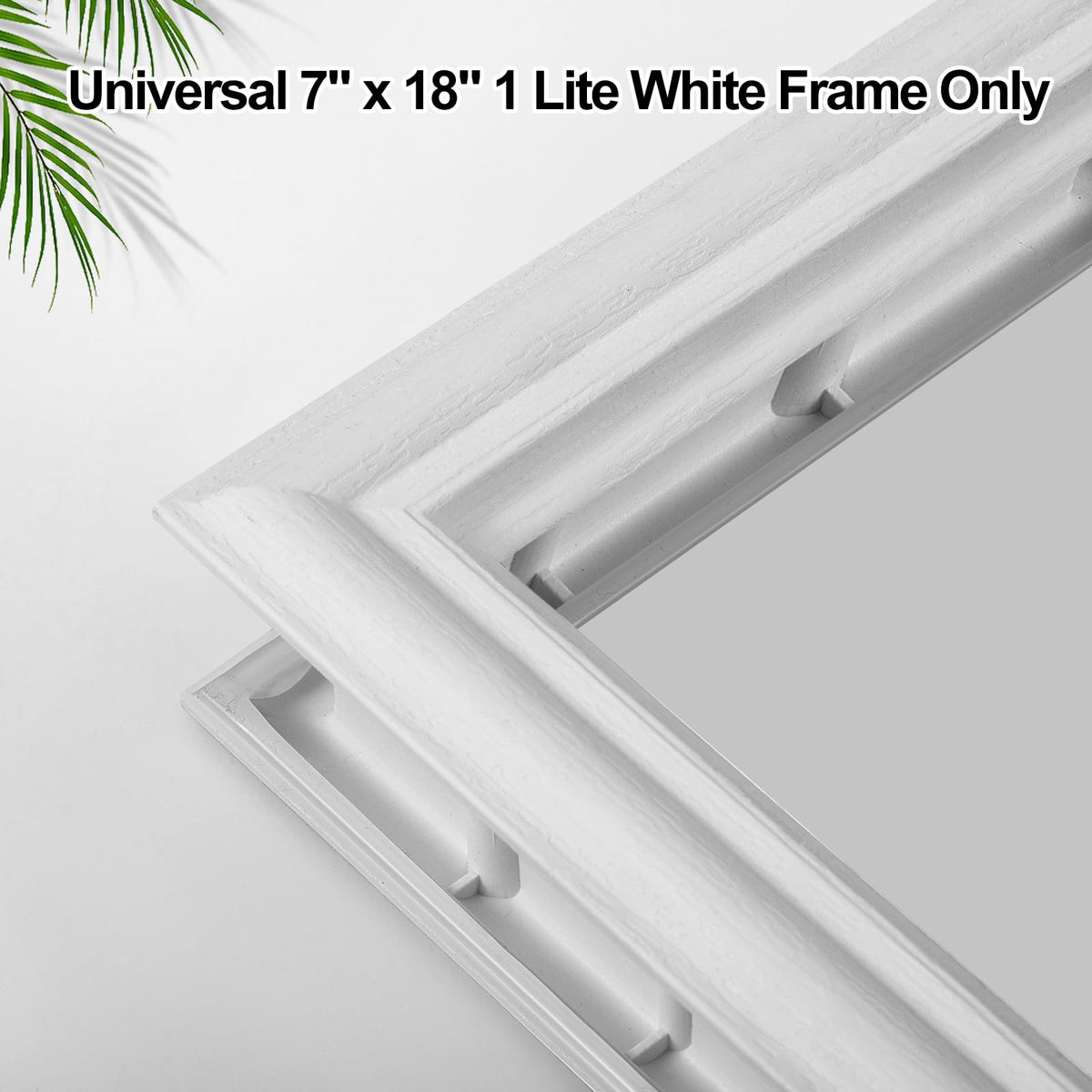 Pushglossy 20'' x 36'' Entry Door Frame Insert Only Replacement Kit