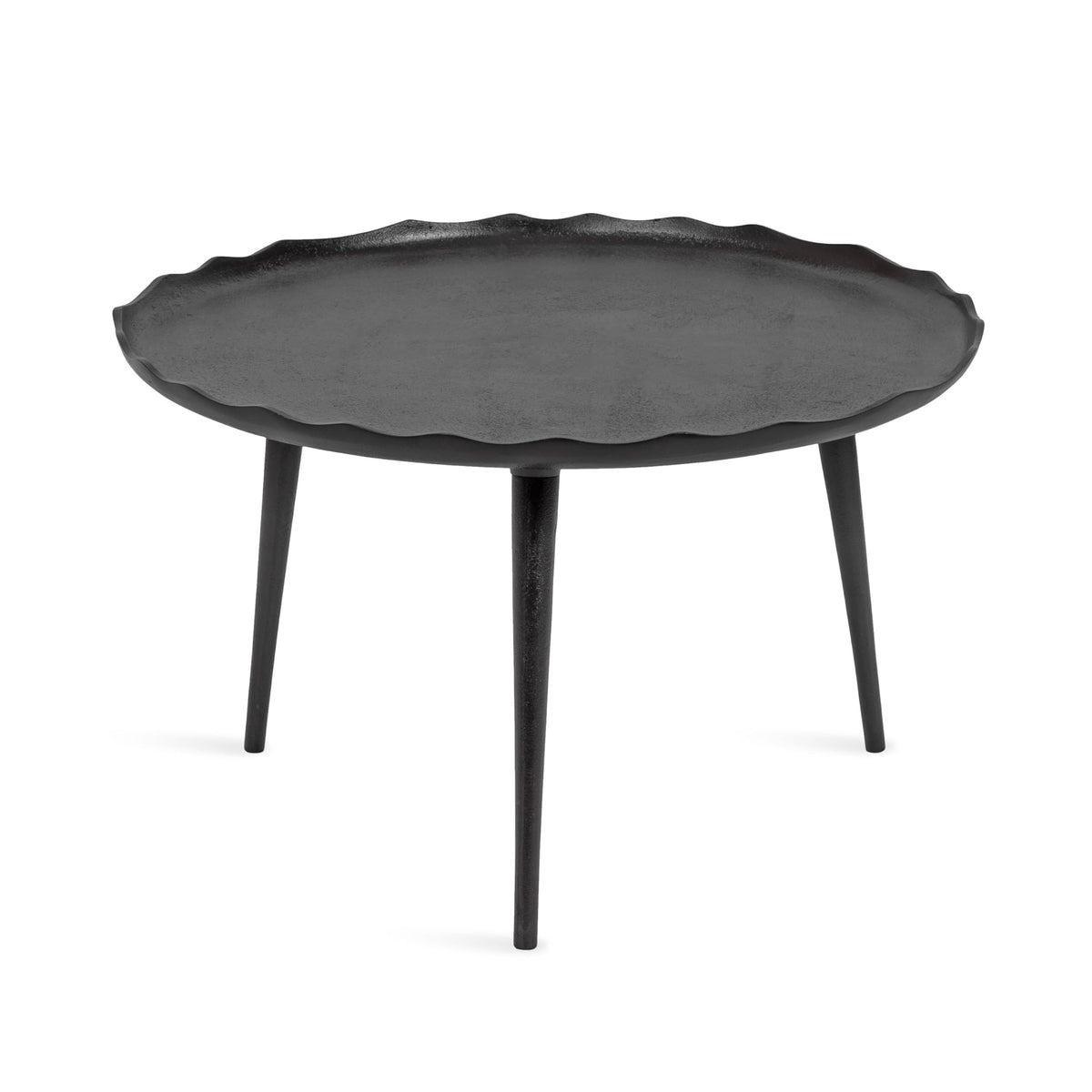 Kate and Laurel Alessia Modern Coffee Table, 26 x 26 x 15, Gold, Metal Coffee Table with Antique Detailing for Storage and Display