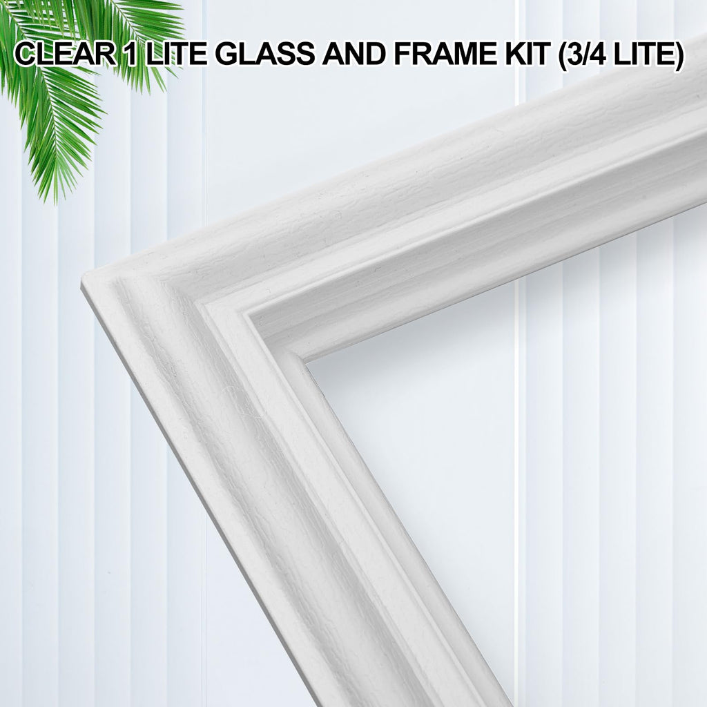 Pushglossy 20'' x 36'' Entry Door Frame Insert Only Replacement Kit