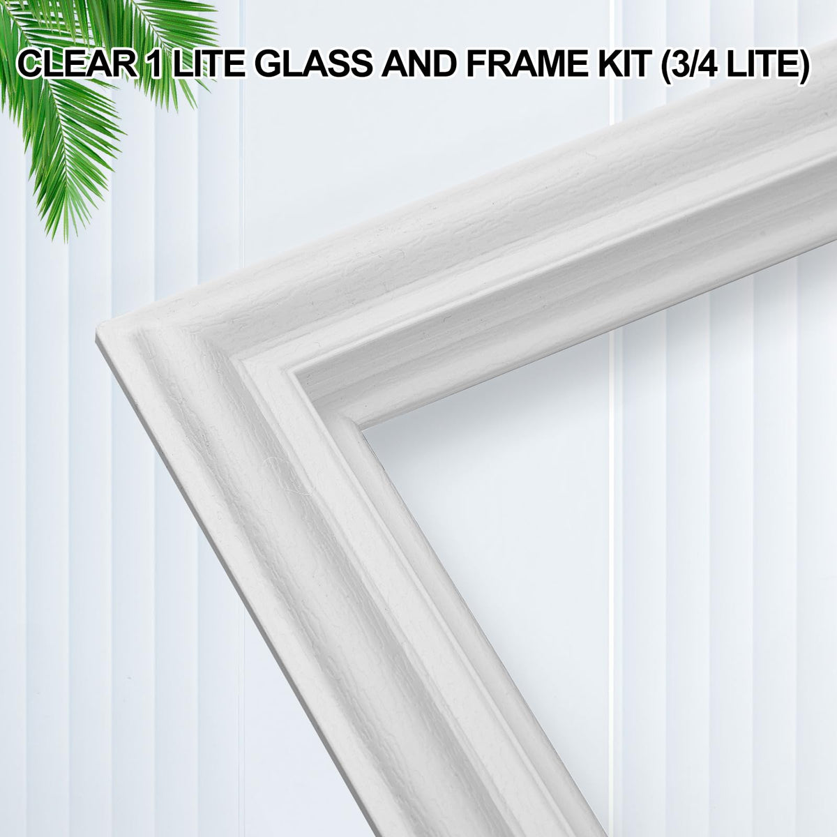 Pushglossy 20'' x 36'' Entry Door Frame Insert Only Replacement Kit
