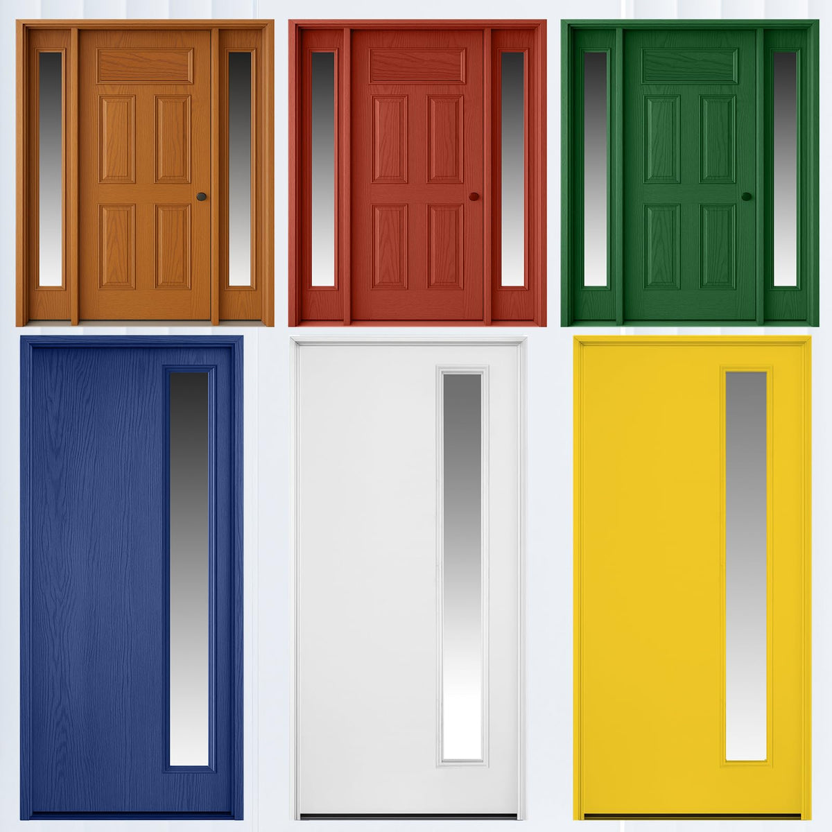 Pushglossy 20'' x 36'' Entry Door Frame Insert Only Replacement Kit
