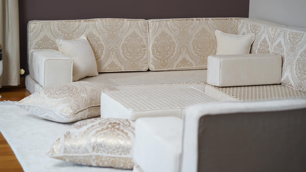 arabicsofa Arabic Majlis Sofa Seating â Handmade Modular Floor Seating Diwan Sofas