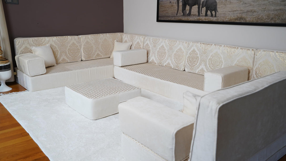 arabicsofa Arabic Majlis Sofa Seating â Handmade Modular Floor Seating Diwan Sofas