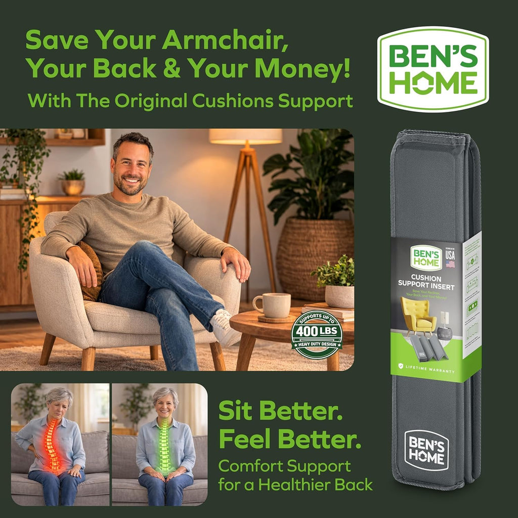 BEN'SHOME Deep Seat Couch Cushion Support Board, Sagging Sofa 68-81" x 30"