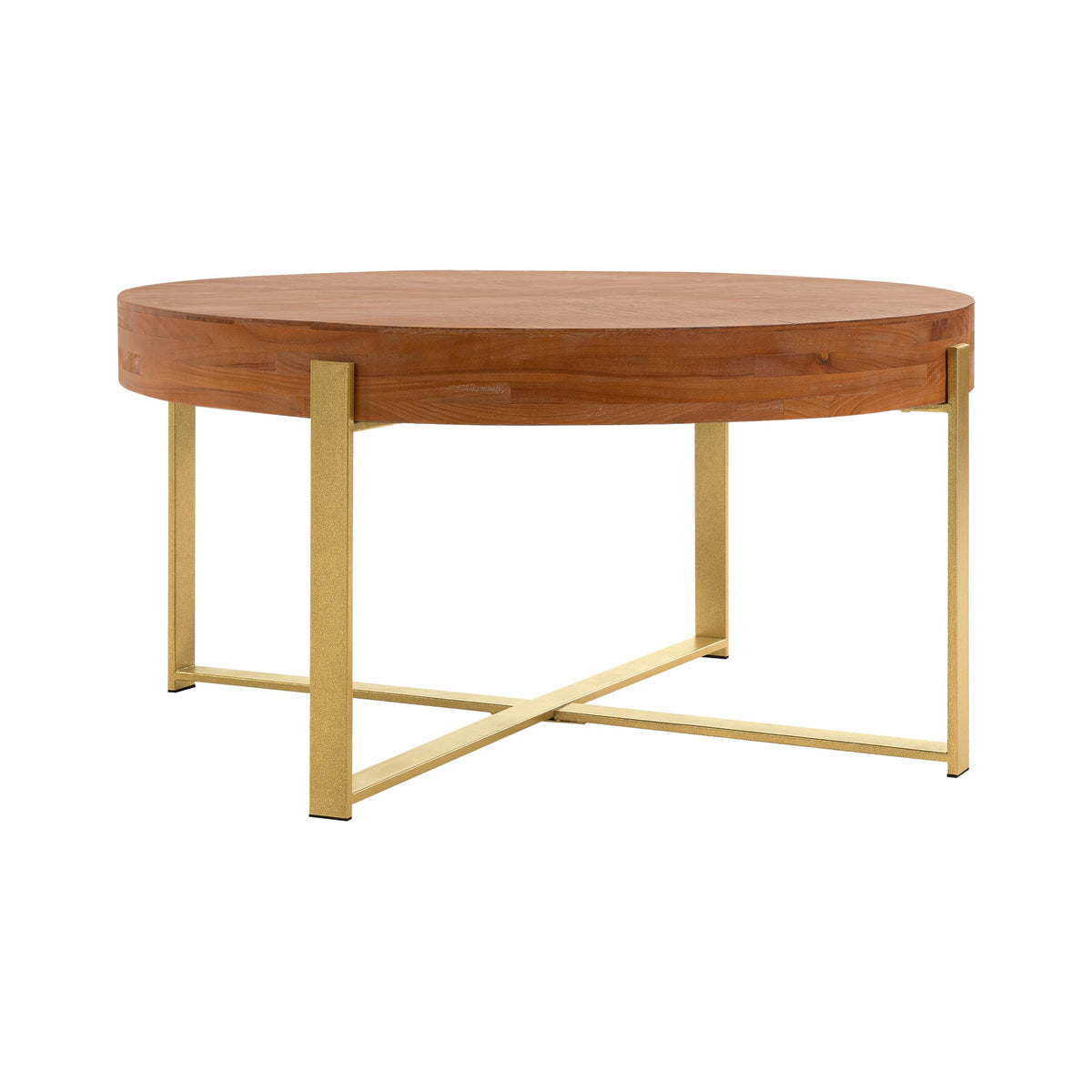 32" Tempered Glass Round Coffee Table Modern Chrome Frame Acrylic Legs Circle Living Room Center Tables
