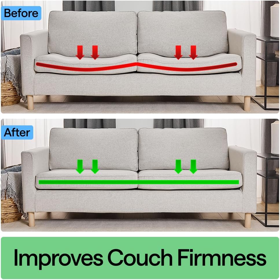 GORILLA GRIP Couch Cushion Support Board for Sagging Sofas, 24x96 Gray