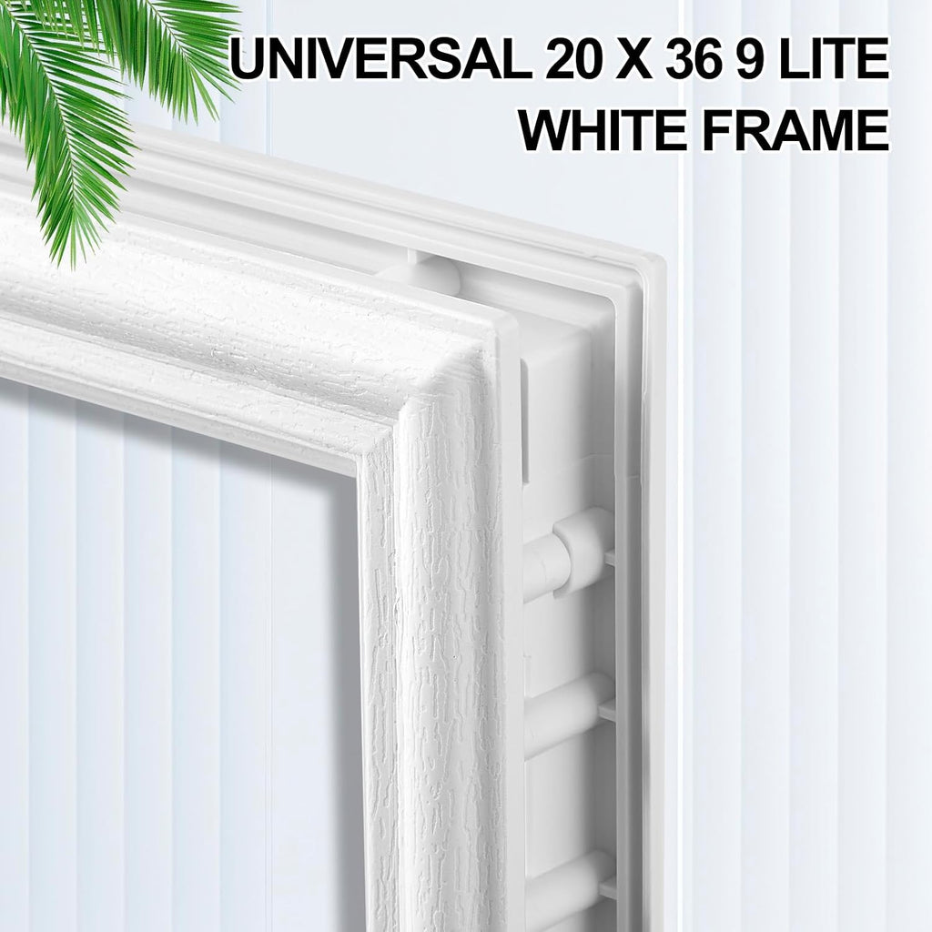 Pushglossy 20'' x 36'' Entry Door Frame Insert Only Replacement Kit