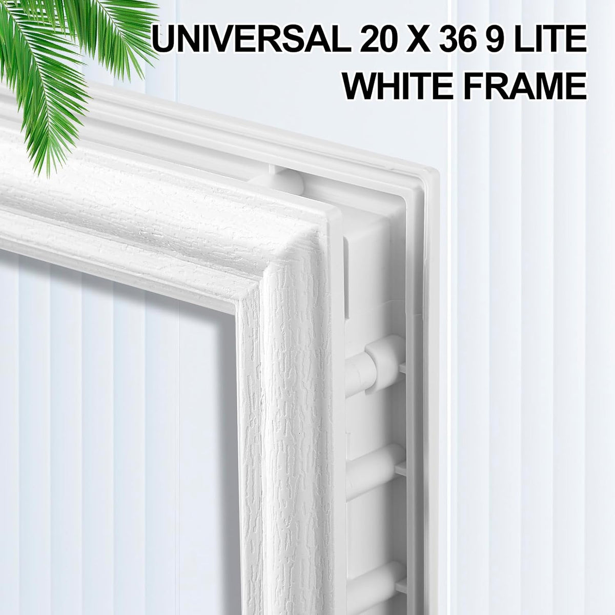 Pushglossy 20'' x 36'' Entry Door Frame Insert Only Replacement Kit