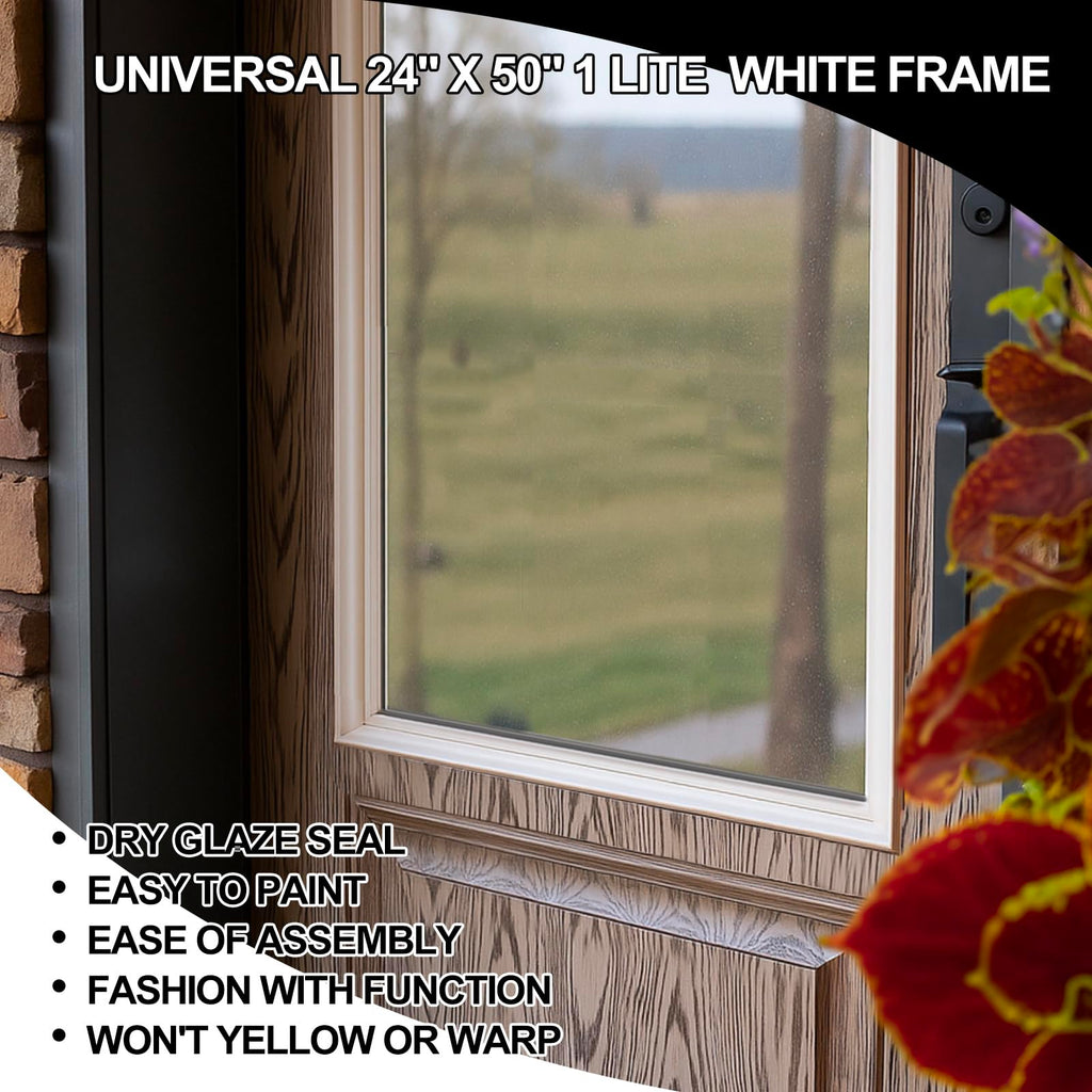 Pushglossy 20'' x 36'' Entry Door Frame Insert Only Replacement Kit