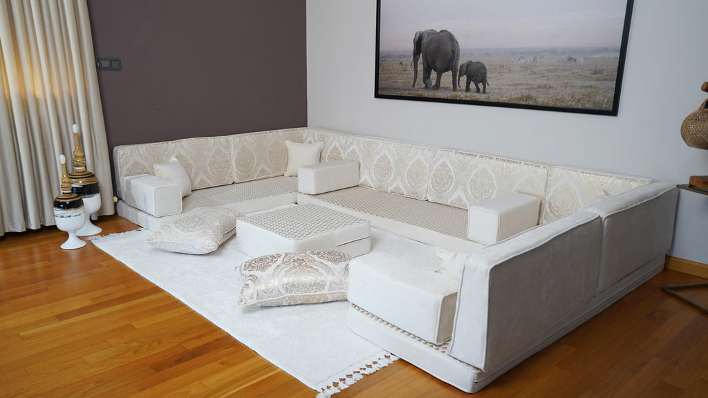 arabicsofa Arabic Majlis Sofa Seating â Handmade Modular Floor Seating Diwan Sofas