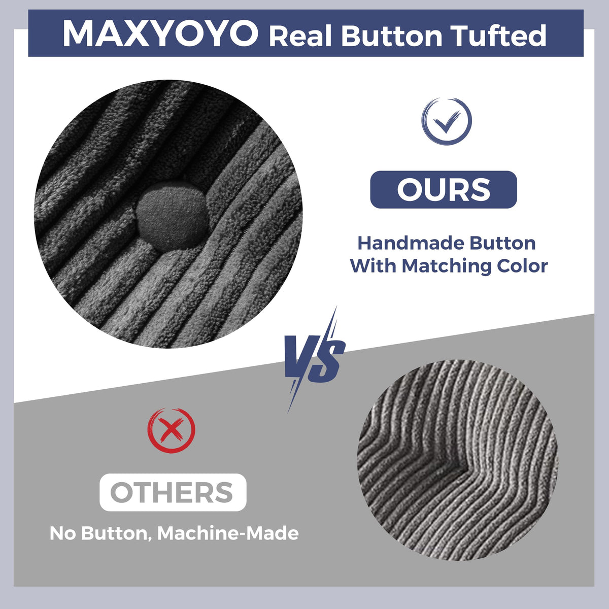 MAXYOYO Convertible Sofa Bed, Pull Out Loveseat Sofa Couch