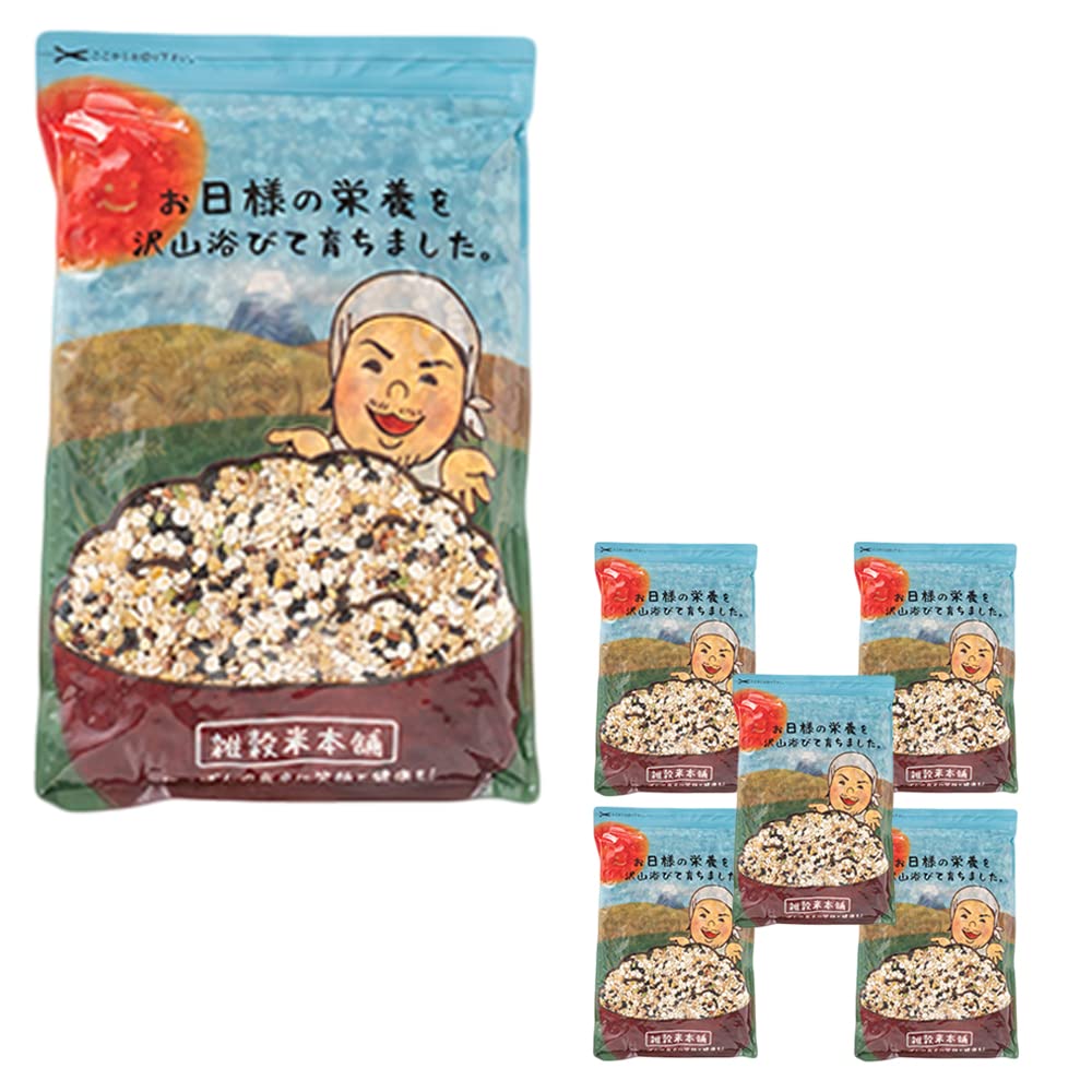 雑穀米本舗 明日への輝き39穀米ブレンド 2.4kg(400g×6袋) 混ぜるだけ 国産 発芽玄米 スーパーフード 無添加 無着色 もっちり 雑穀米