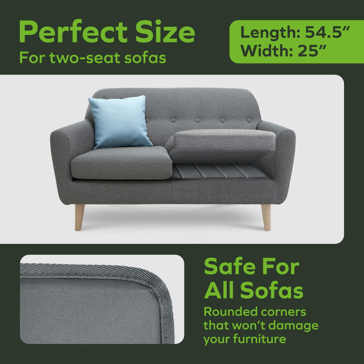 BEN'SHOME Deep Seat Couch Cushion Support Board, Sagging Sofa 68-81" x 30"