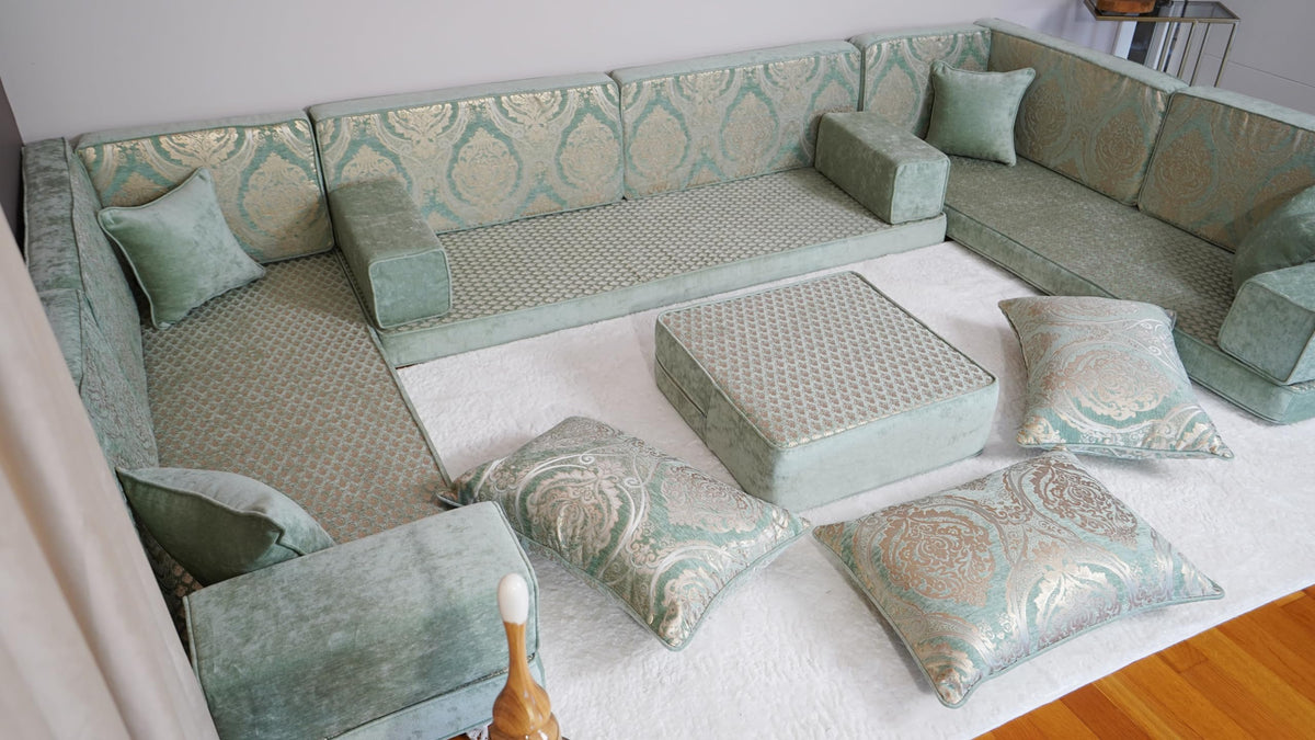 arabicsofa Arabic Majlis Sofa Seating â Handmade Modular Floor Seating Diwan Sofas