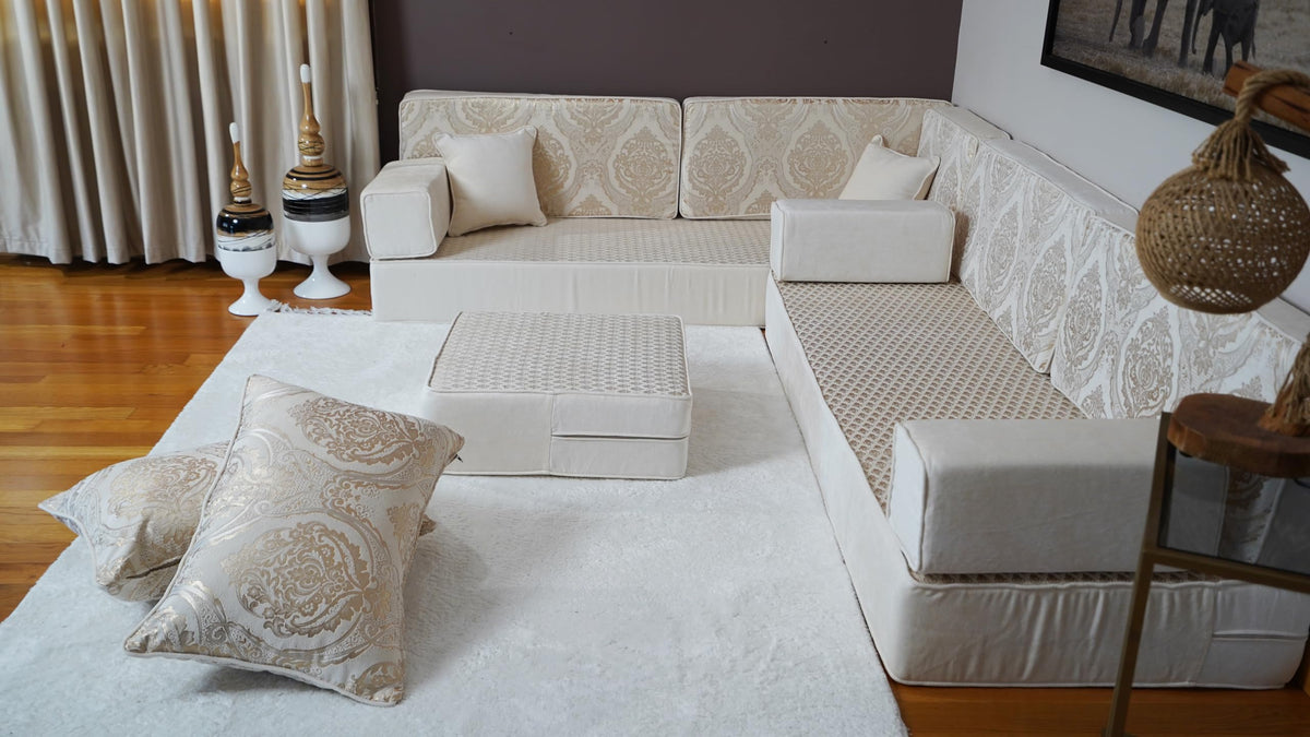arabicsofa Arabic Majlis Sofa Seating â Handmade Modular Floor Seating Diwan Sofas