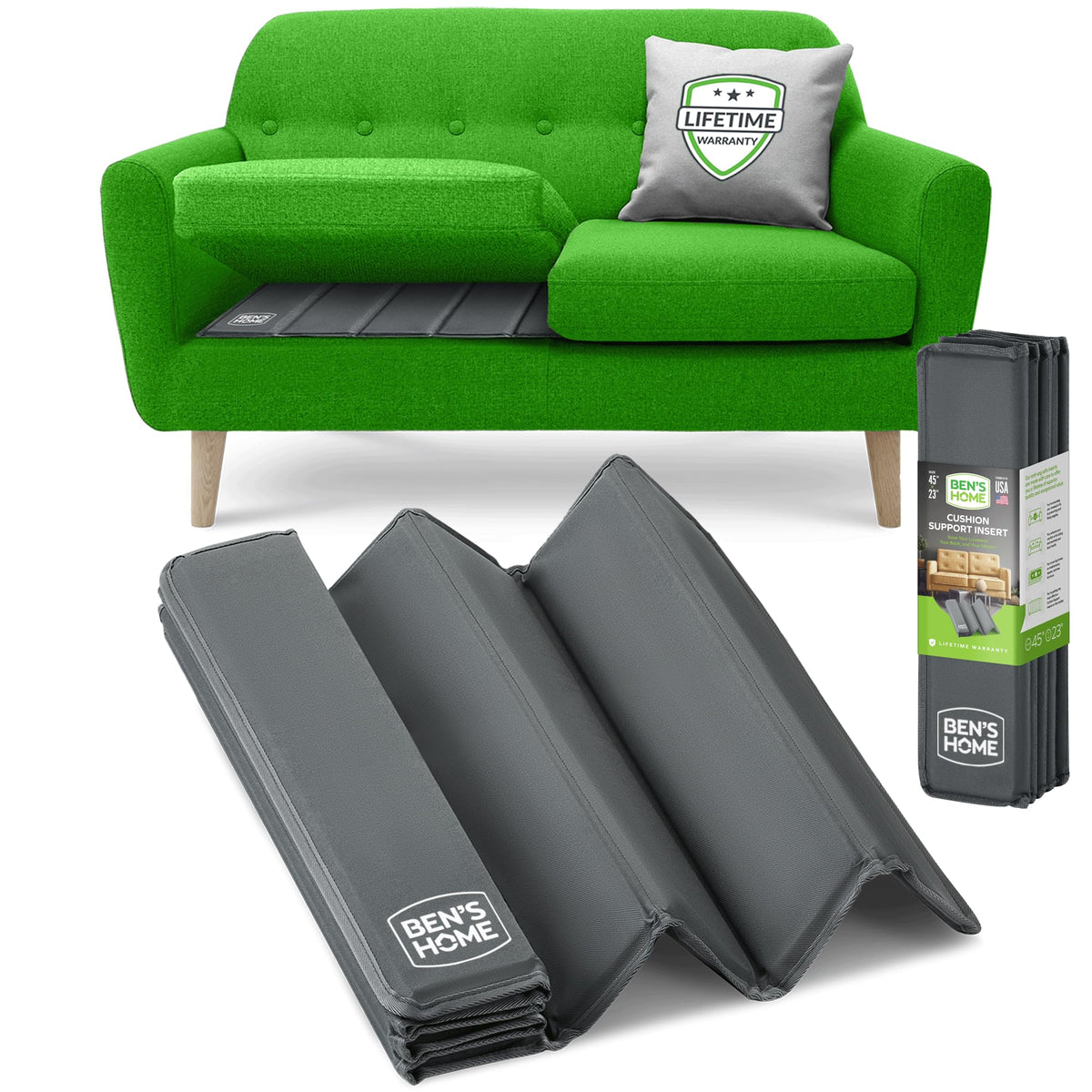 BEN'SHOME Deep Seat Couch Cushion Support Board, Sagging Sofa 68-81" x 30"