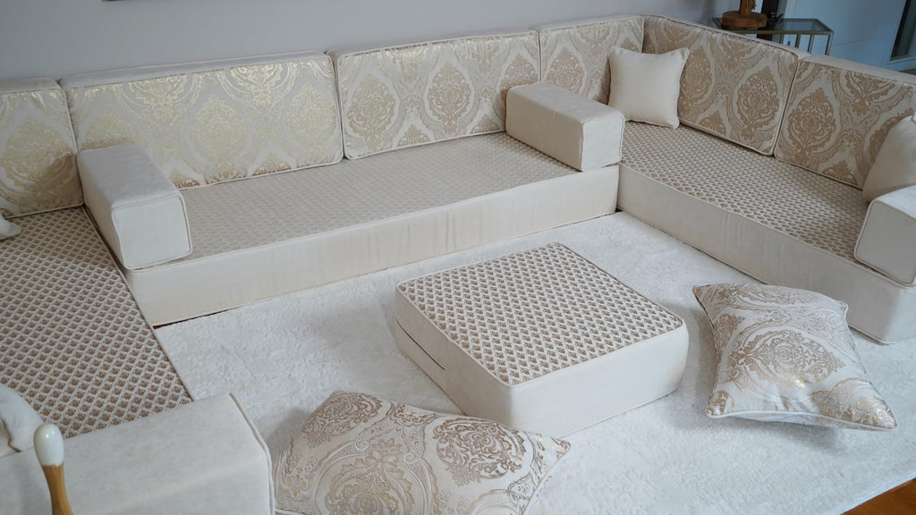 arabicsofa Arabic Majlis Sofa Seating â Handmade Modular Floor Seating Diwan Sofas