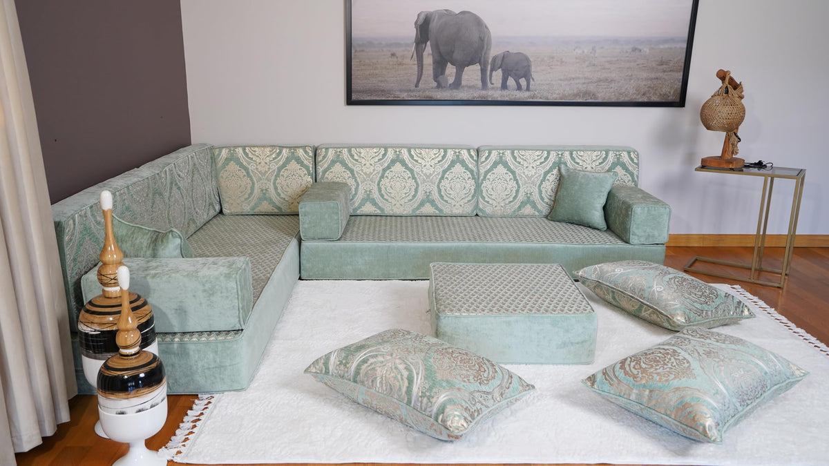 arabicsofa Arabic Majlis Sofa Seating â Handmade Modular Floor Seating Diwan Sofas