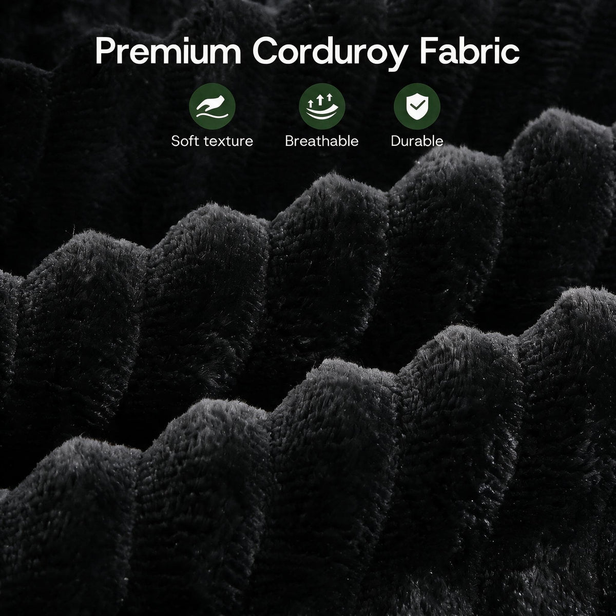 Folding Sofa Bed Convertible 4 in 1 Sleeper Chair Black Single