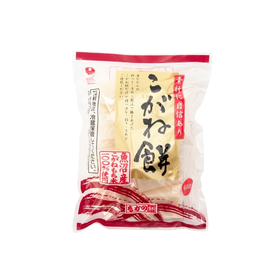 たかの 魚沼産こがね餅 切餅 650g×3袋入