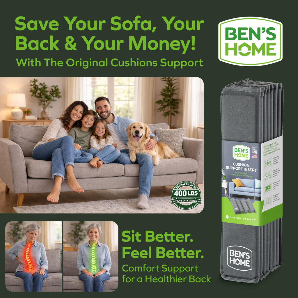 BEN'SHOME Deep Seat Couch Cushion Support Board, Sagging Sofa 68-81" x 30"