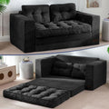 MAXYOYO Folding Sofa Bed, Convertible Sleeper Loveseat with Pillows